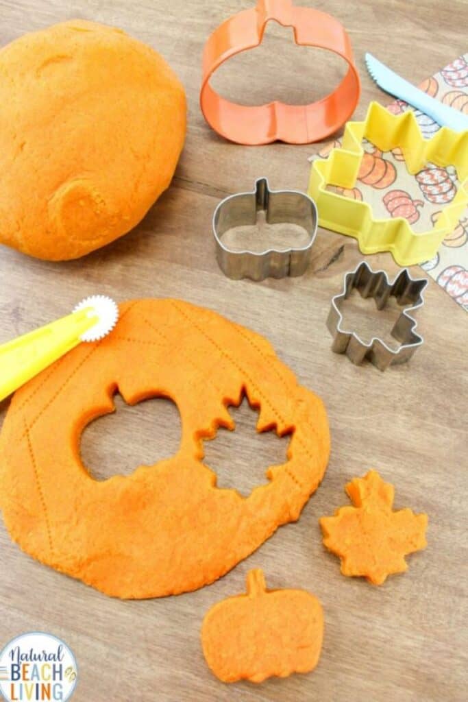 pumpkin playdough