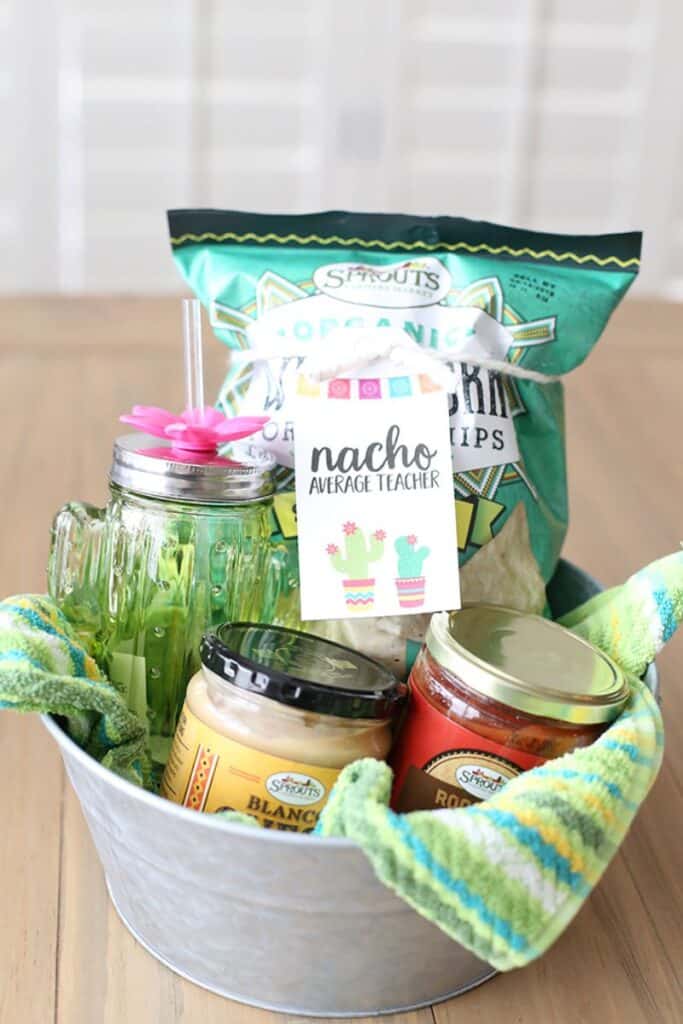 Nacho-themed teacher gift