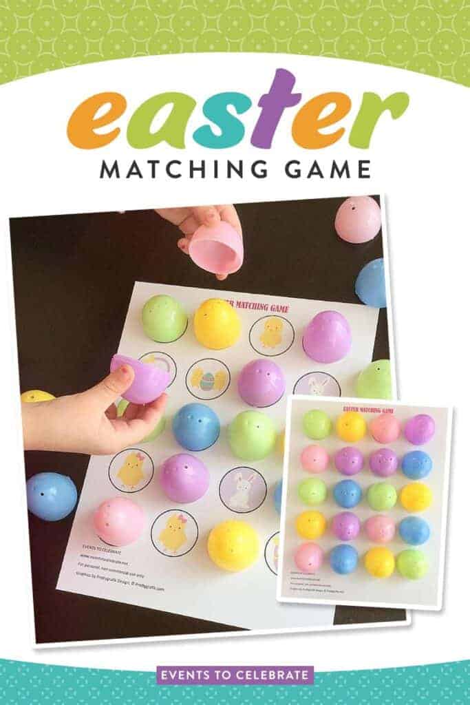 easter matching game