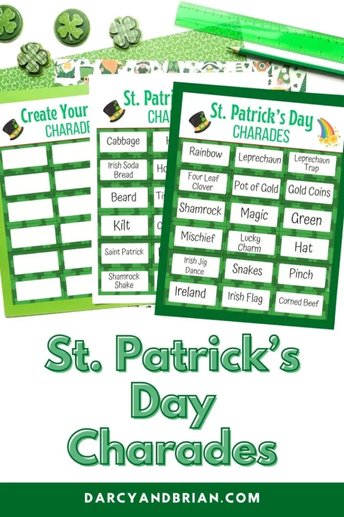 St. Patrick's day charades