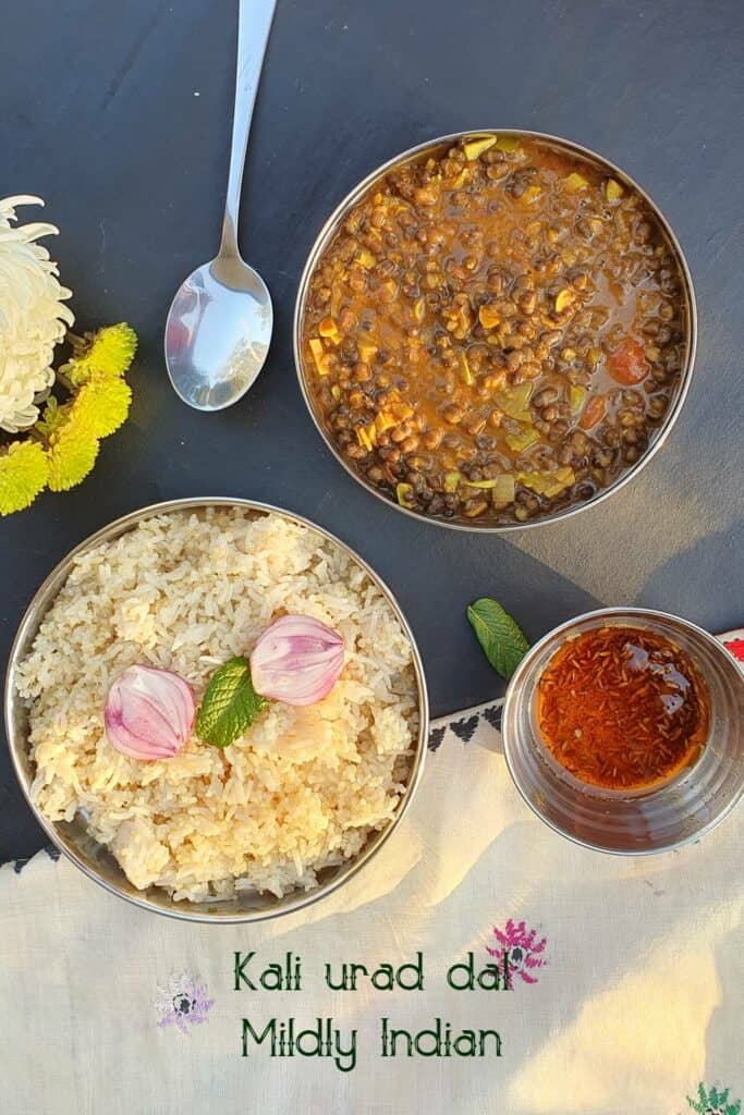 Indian black lentil curry