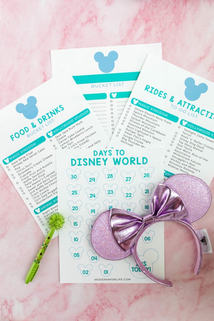 Free Disney Planner