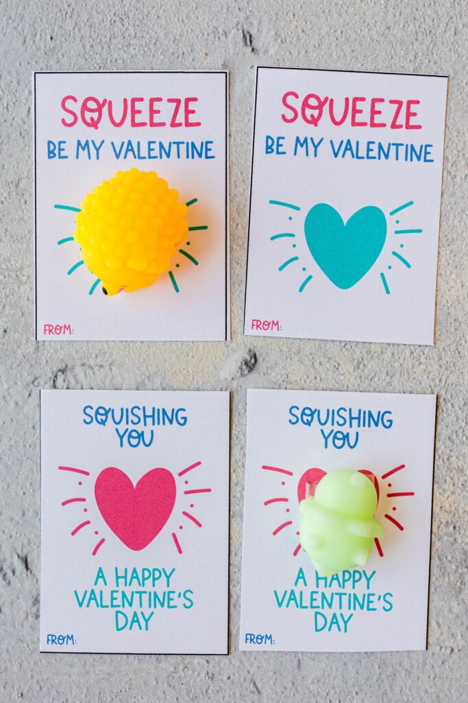 squishies valentine card