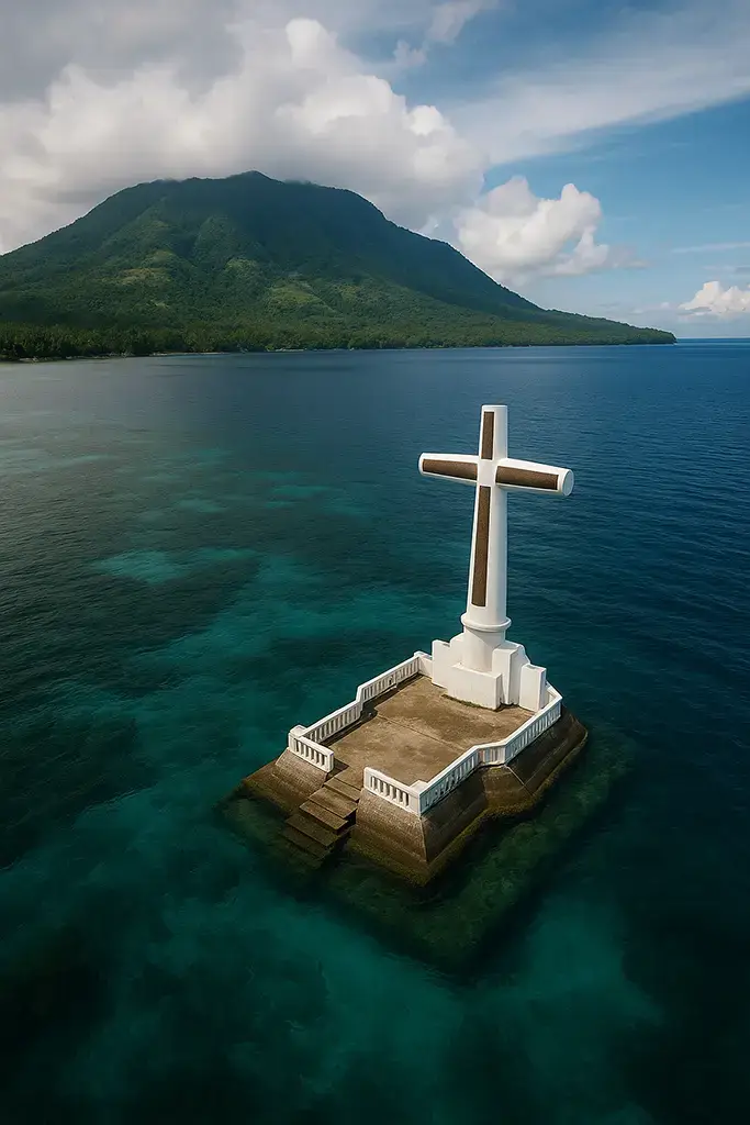 Sunken Cemetery in Camiguin – hidden gem island with volcanoes and history.