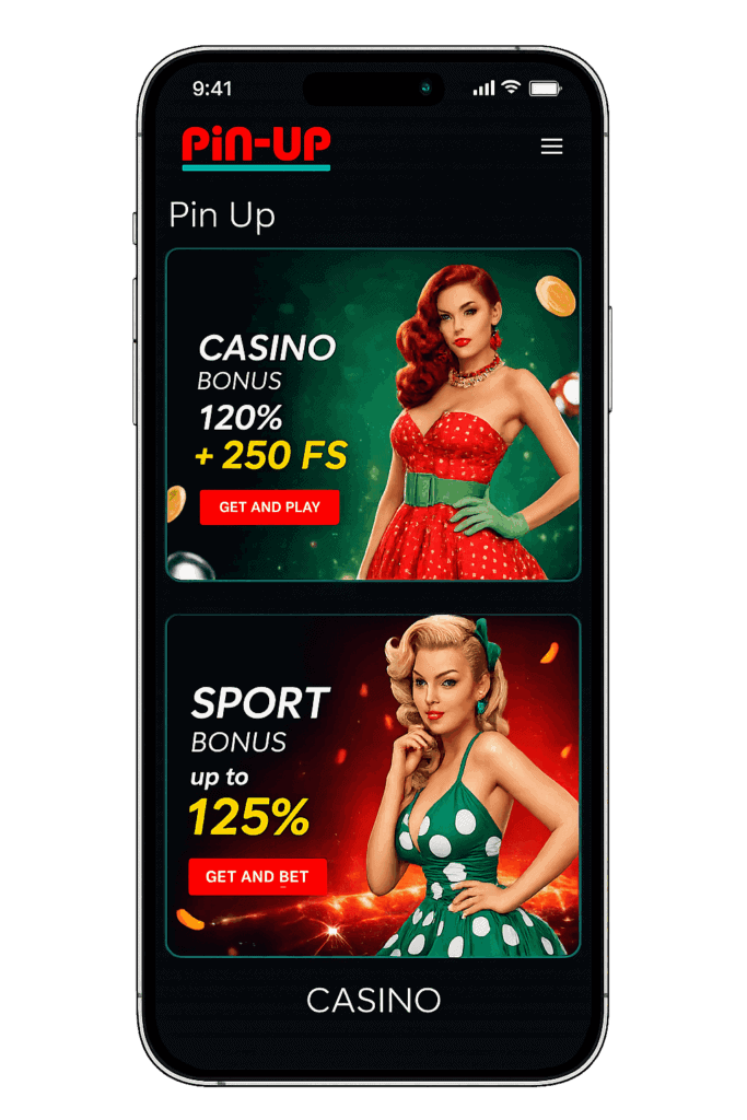 mobile main page pin-up casino