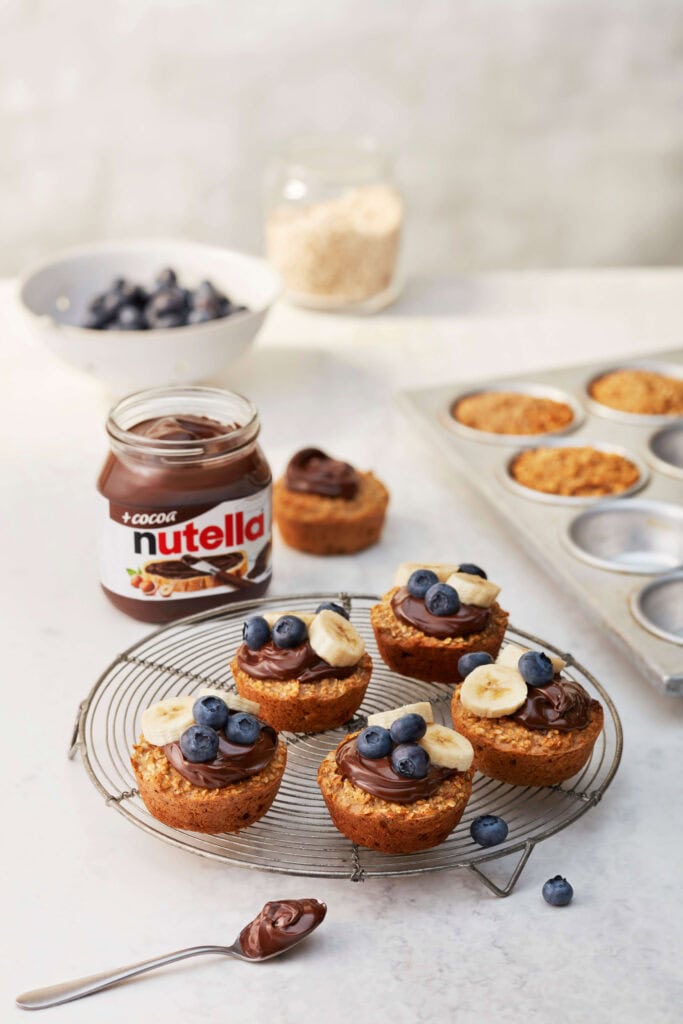 Nutella +Cocoa Banana Oat Cups