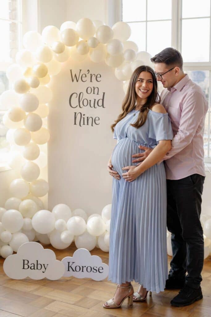 baby shower themes - on cloud nine