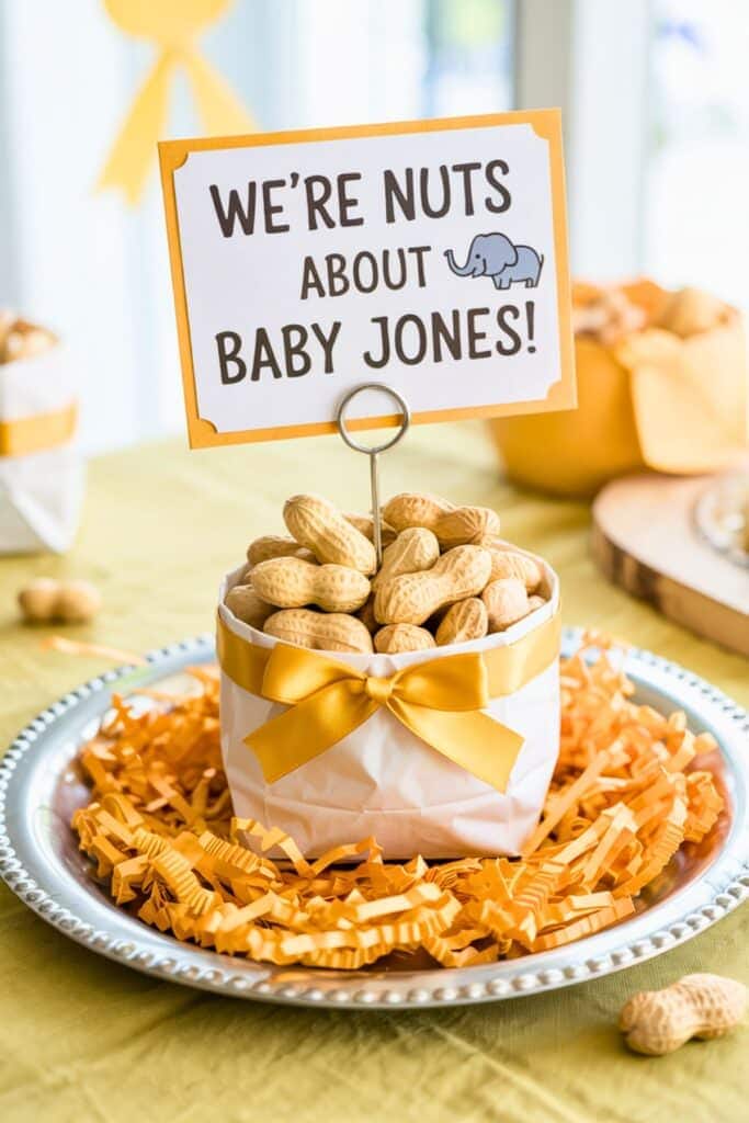 baby shower themes - our little peanut