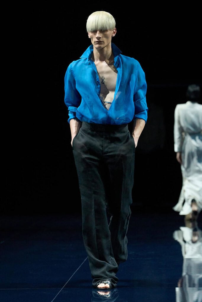 Haider Ackermann for Tom Ford SS26, reviewed by The Cold Magazine — look 4
