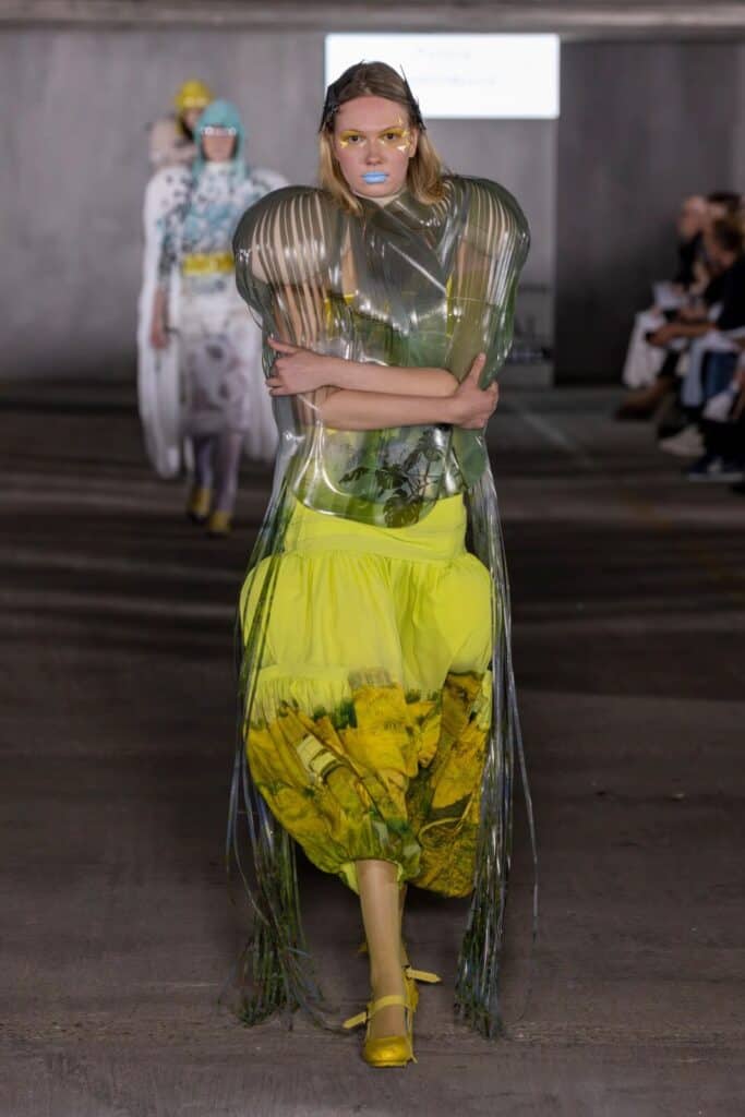 Central Saint Martins 2026 BA Fashion Show, in The Cold Magazine — look 15