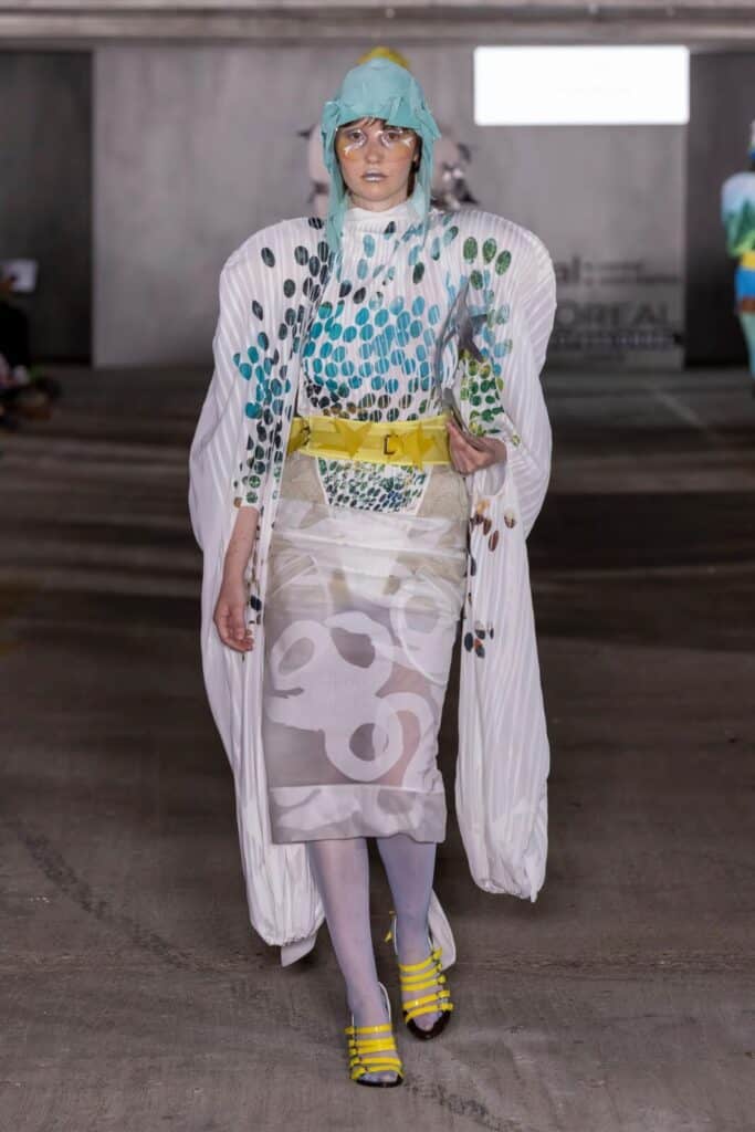Central Saint Martins 2026 BA Fashion Show, in The Cold Magazine — look 17