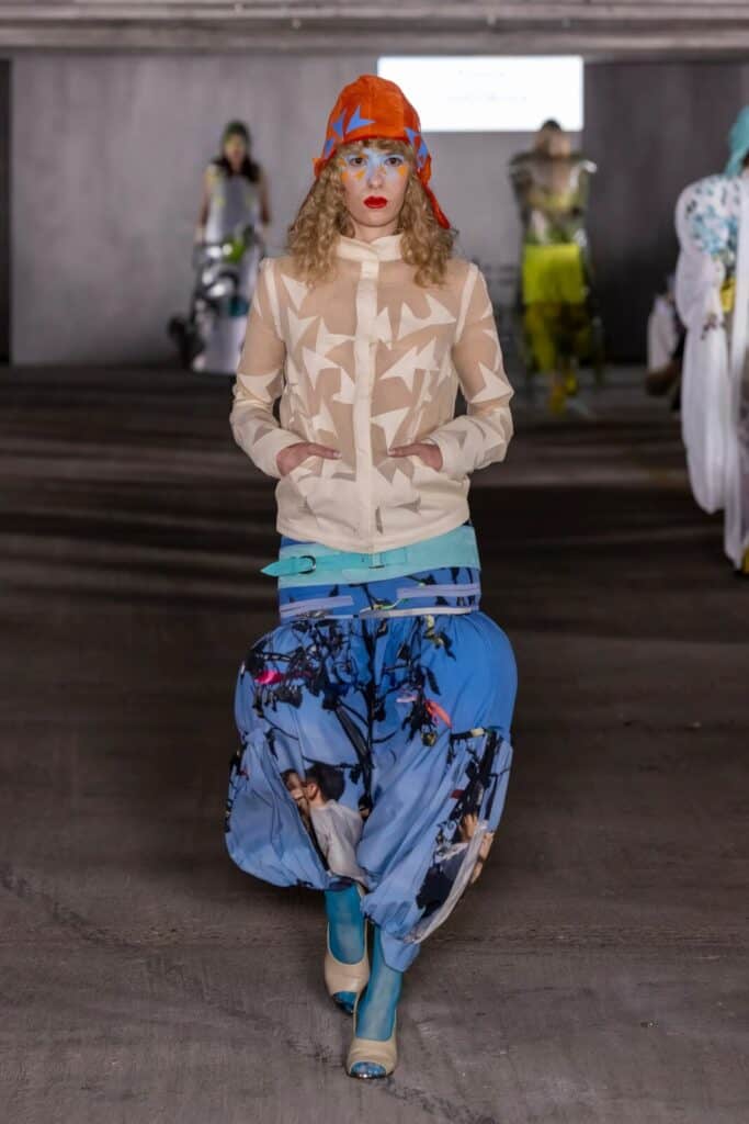 Central Saint Martins 2026 BA Fashion Show, in The Cold Magazine — look 16