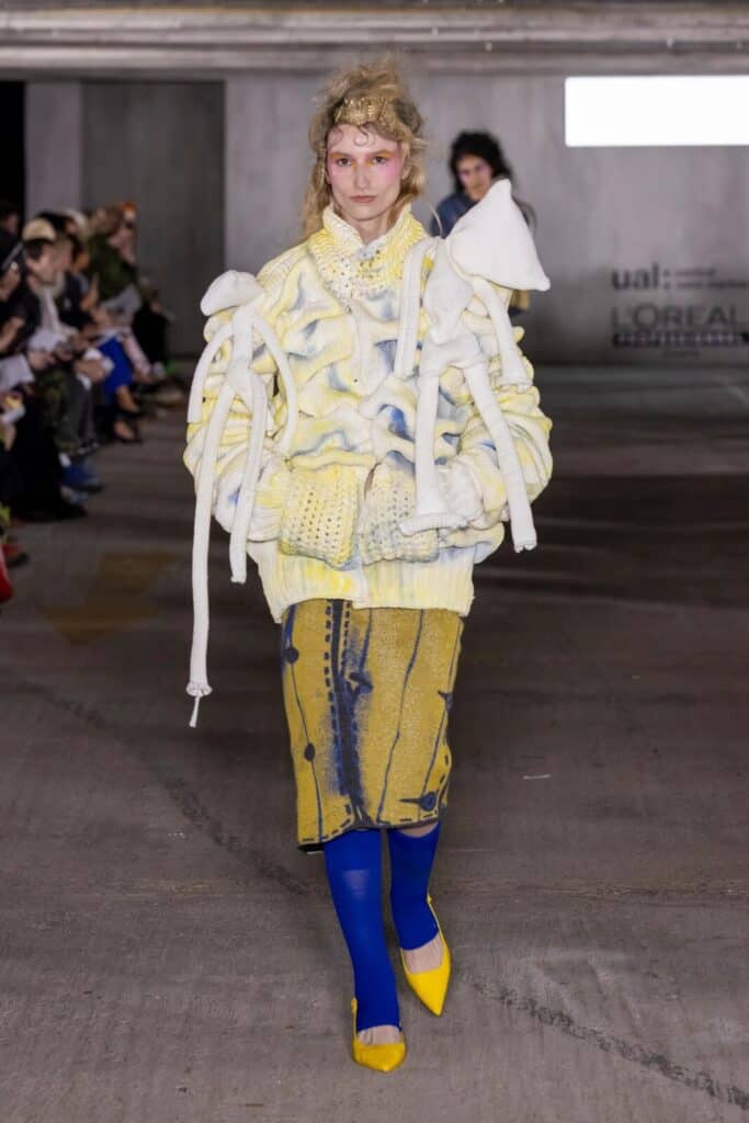Central Saint Martins 2026 BA Fashion Show, in The Cold Magazine — look 10