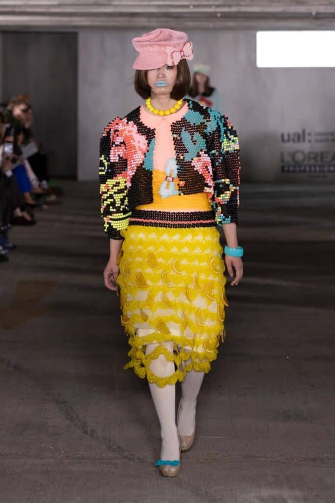 Central Saint Martins 2026 BA Fashion Show, in The Cold Magazine — look 1