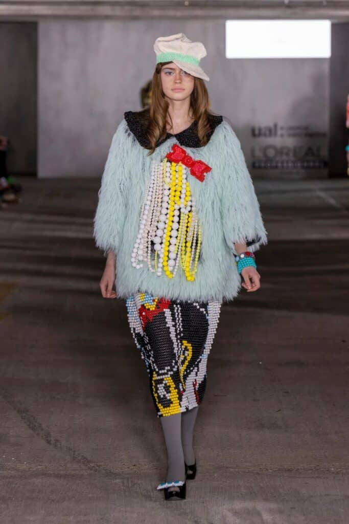 Central Saint Martins 2026 BA Fashion Show, in The Cold Magazine — look 2