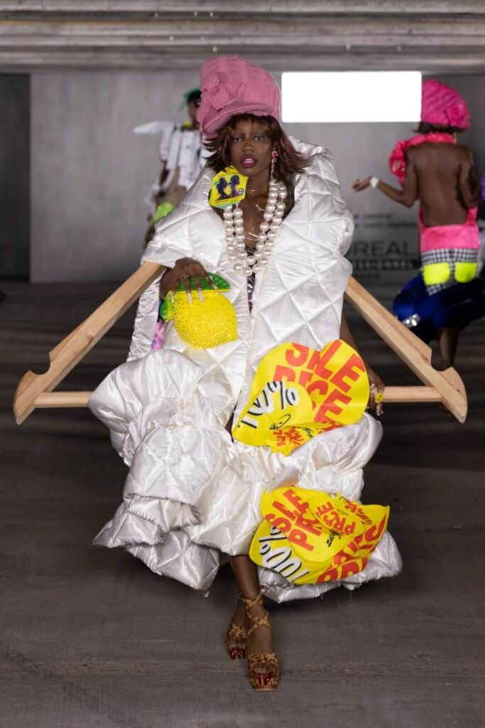 Central Saint Martins 2026 BA Fashion Show, in The Cold Magazine — look 13