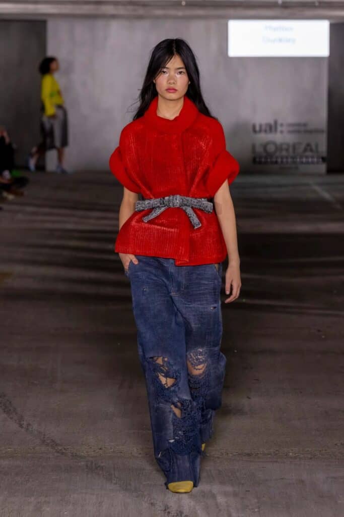 Central Saint Martins 2026 BA Fashion Show, in The Cold Magazine — look 8