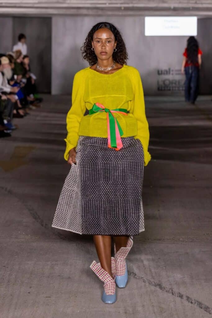 Central Saint Martins 2026 BA Fashion Show, in The Cold Magazine — look 7