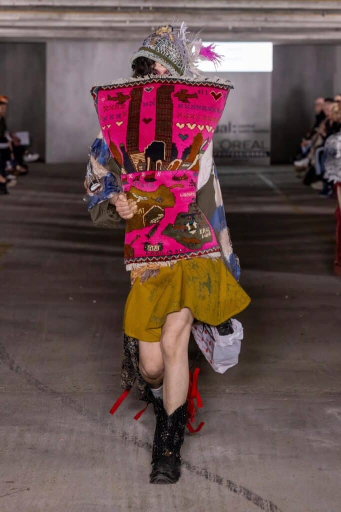 Central Saint Martins 2026 BA Fashion Show, in The Cold Magazine — look 4