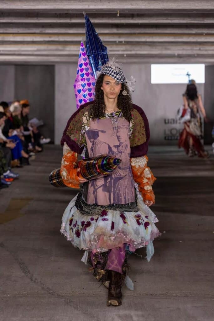Central Saint Martins 2026 BA Fashion Show, in The Cold Magazine — look 5