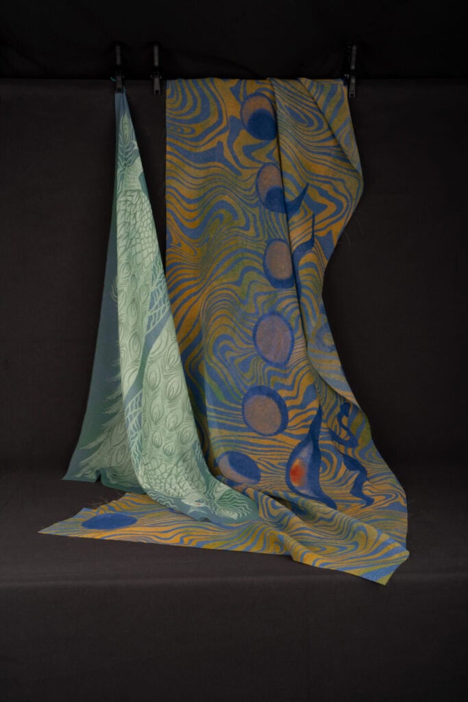 LIFENG LIAO's digital landscapes and silken materials, in The Cold Magazine — artwork 4