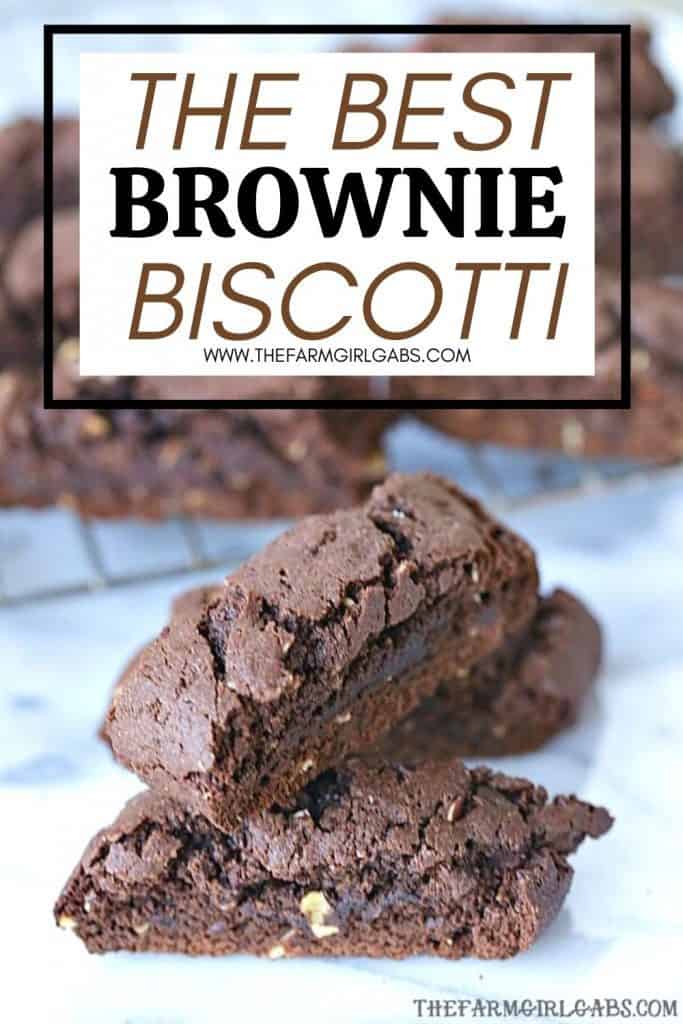 rownie Almond Biscotti are a sweet and chocolaty twist on the classic Italian cookie. Make a batch to dunk in your morning joe.