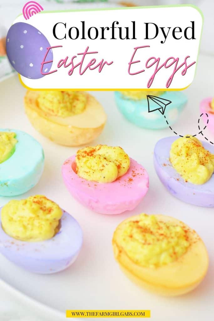 This easy recipe for Colorful Dyed Easter Deviled Eggs will take your deviled eggs to the next level this Easter. They're bright, fun, and super flavorful!