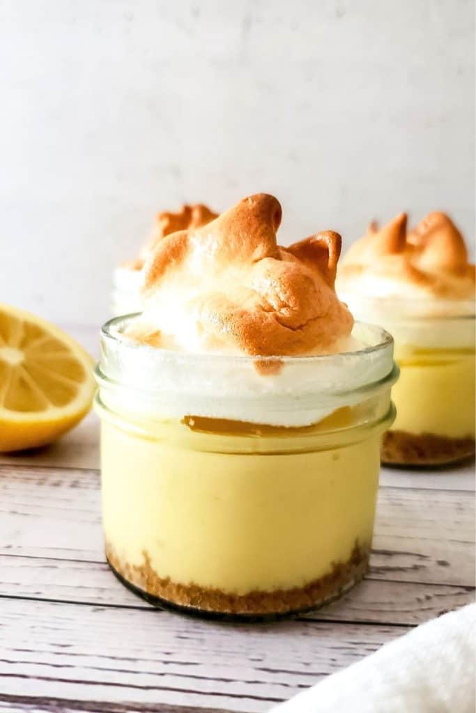 Take a timeless dessert and make it in a simple, mess-free way with this Lemon Meringue Pie Jar recipe. It’s fun to prepare this delicious pie-in-a-jar recipe! When you’re craving something sweet and looking for something different to make than your usual go-to recipes, give this recipe a try!