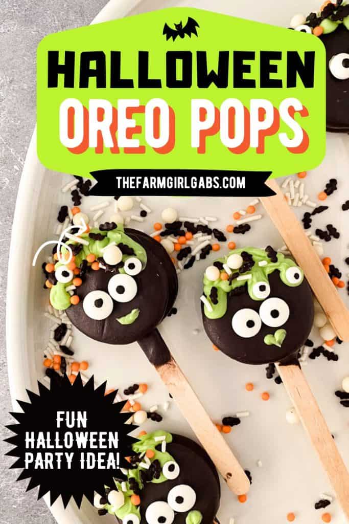 These cute Cauldron Oreo Pops for Halloween are a fun treat to celebrate spooky season. This Halloween recipe is easy to make and fun to eat.