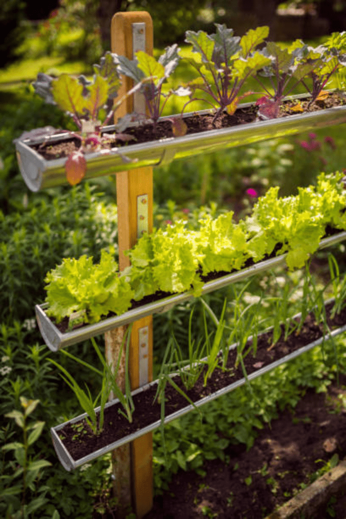 Image illustrates a survival garden.