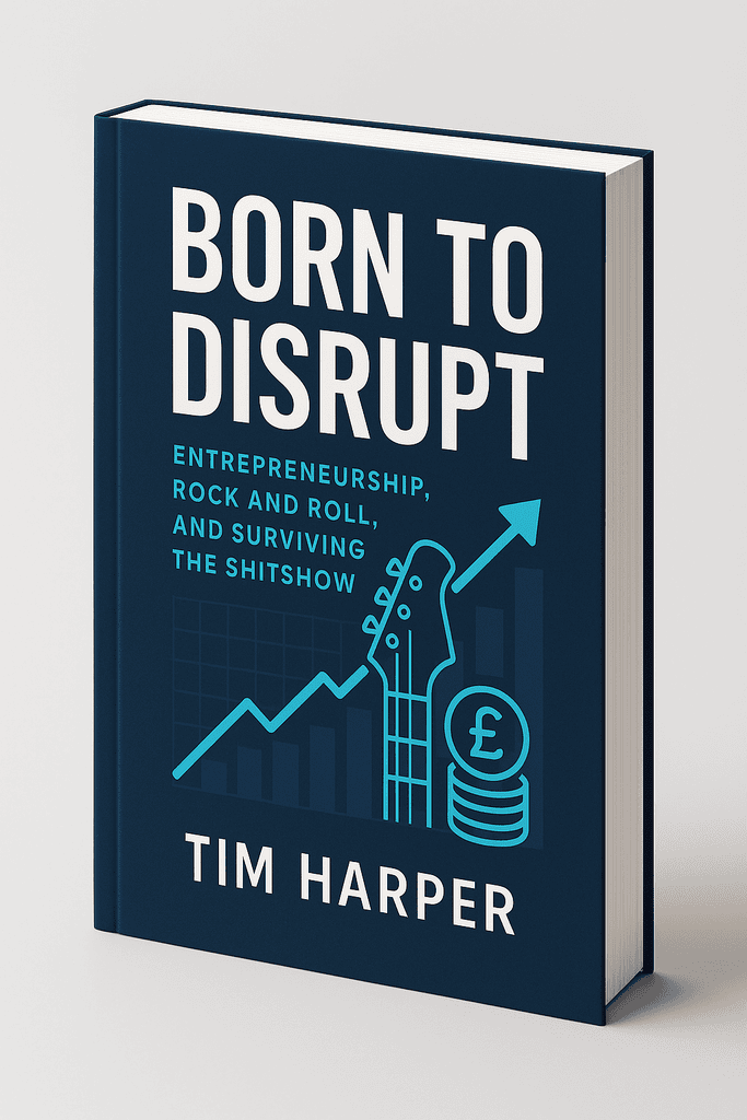 Born to Disrupt — book cover by Tim Harper