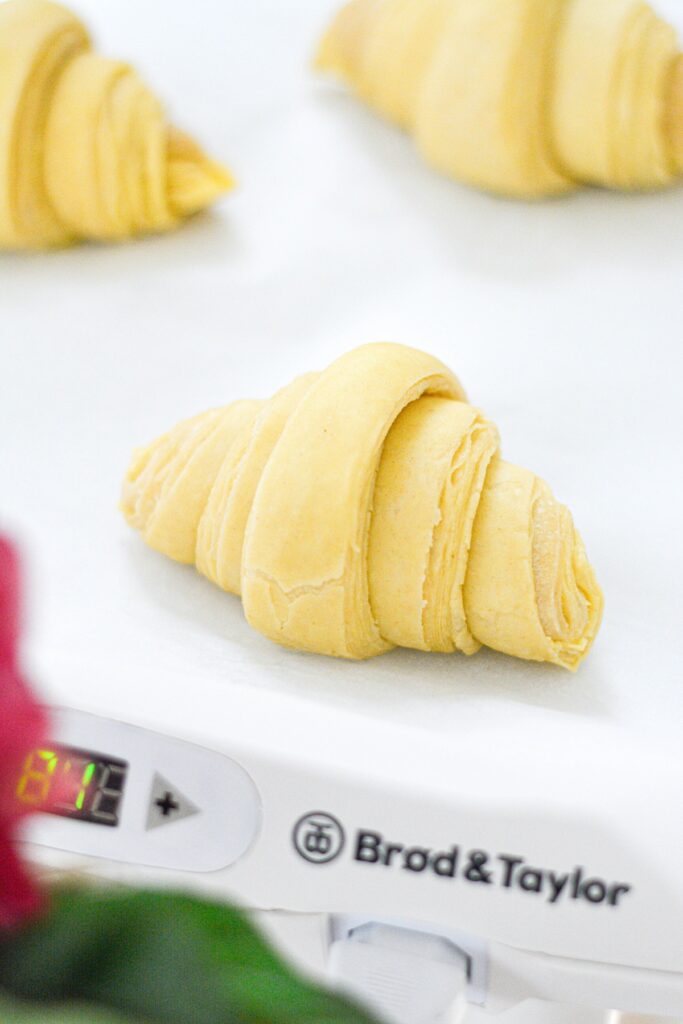 How to proof croissants