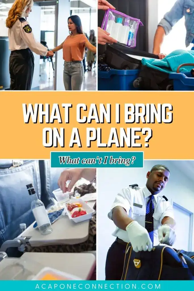What can I bring on a plane?
