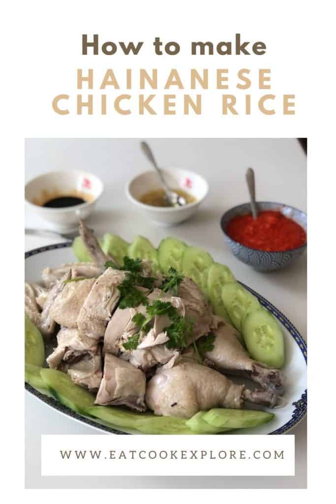 Hainanese Chicken Rice 9 Pin Hainanese Chicken rice recipe