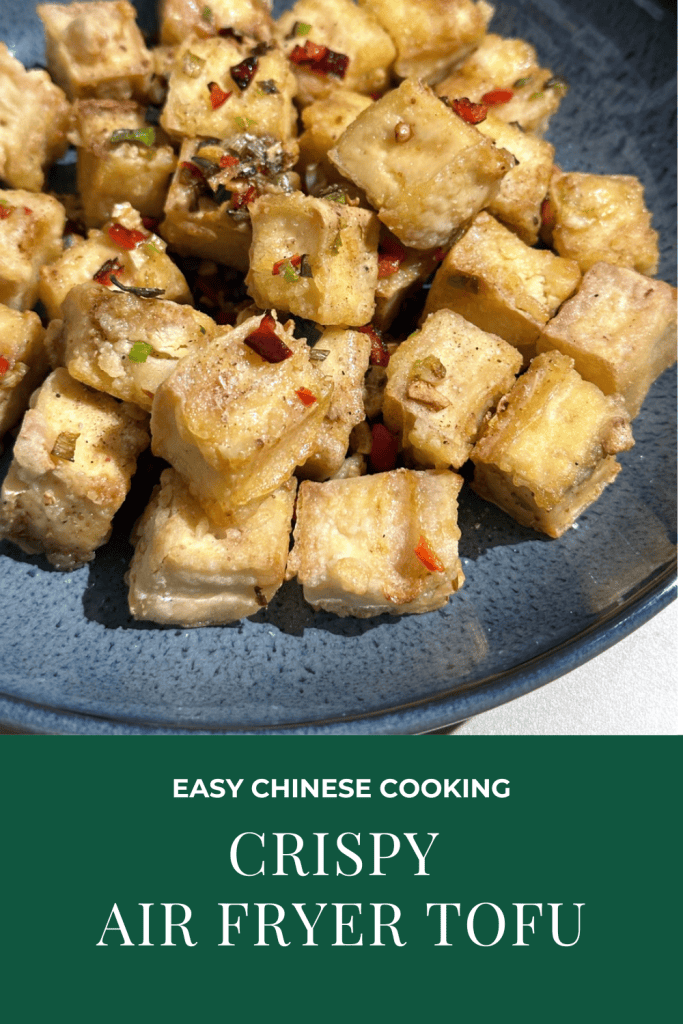 Air Fryer Spicy Salt and Pepper Tofu recipe 9 Crispy air fryer salt and pepper tofu 1