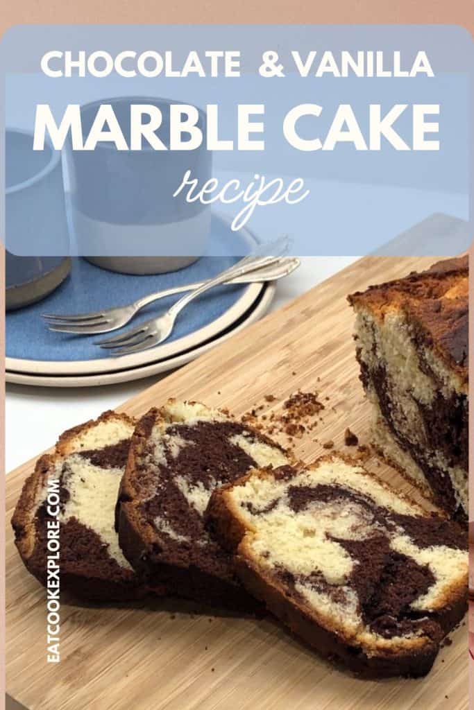 chocolate and vanilla marble cake
