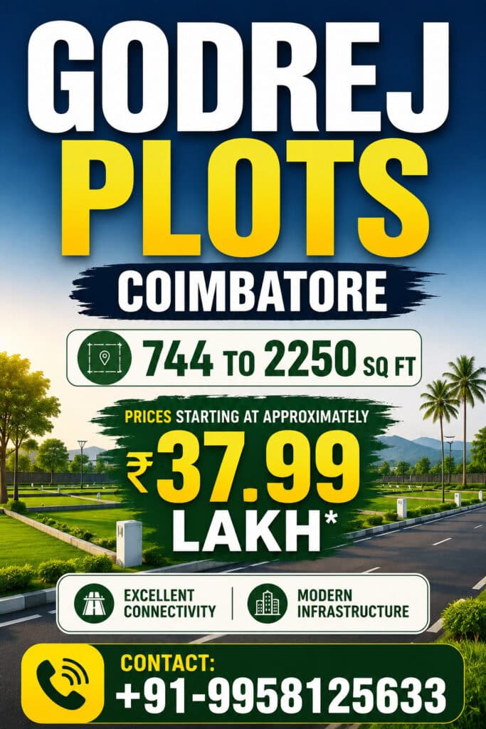 Godrej coimbatore plots photos news po