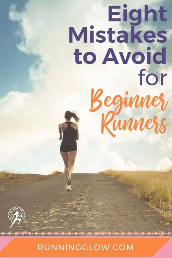 female beginner runner country road