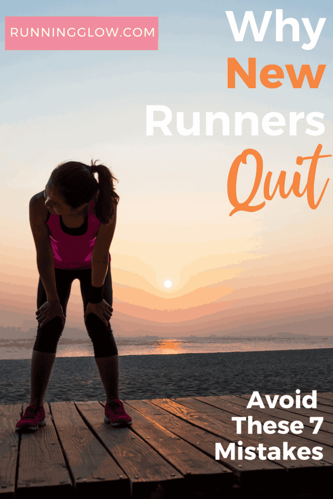 tired female runner resting
