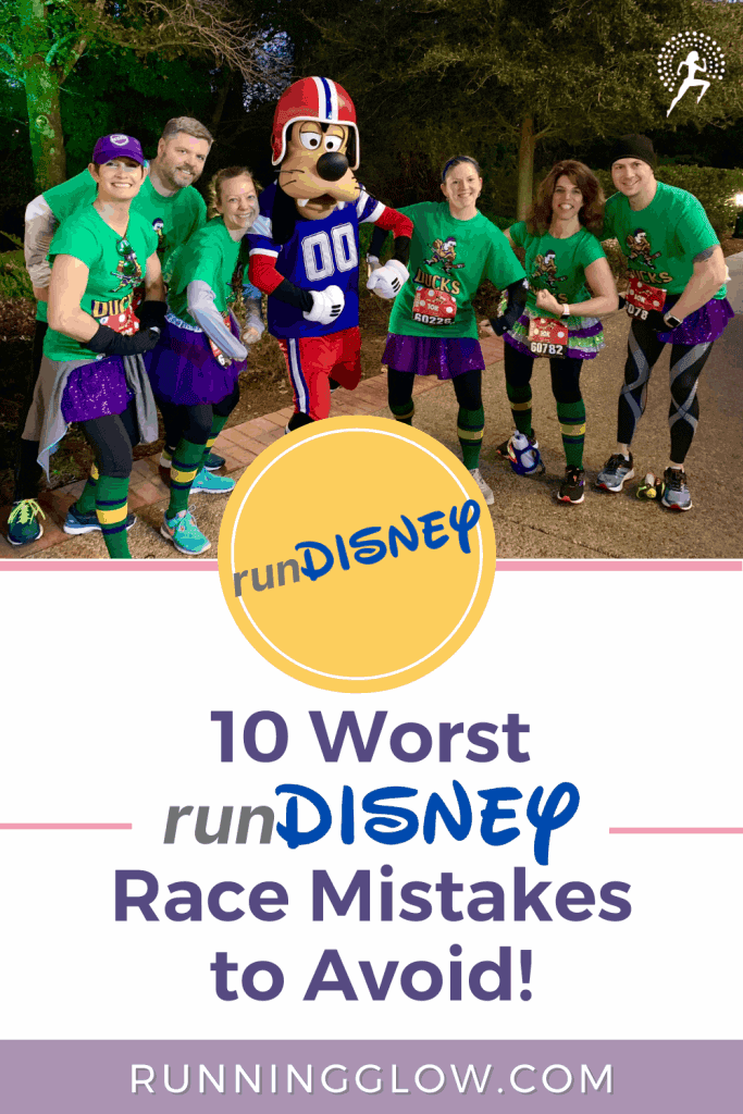 runDisney race participants Disney Marathon weekend with Goofy