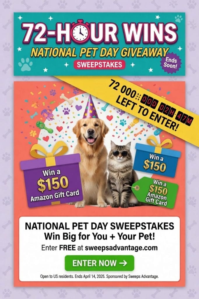 72 Hours Sweepstakes