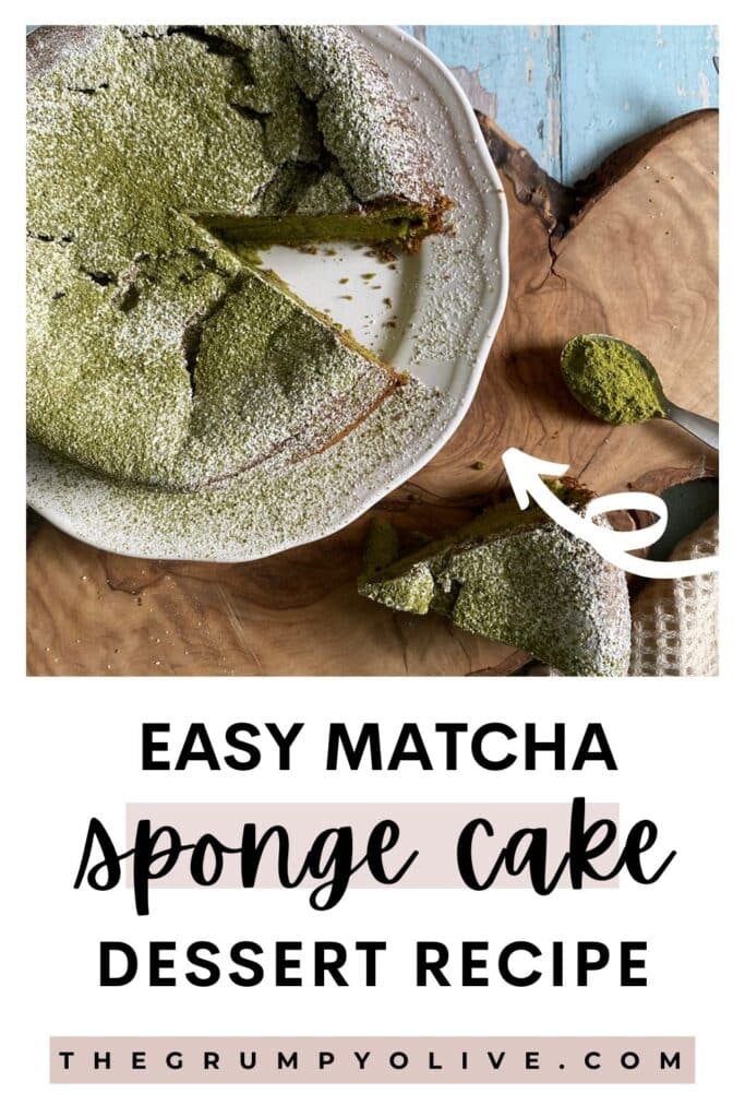 Matcha Sponge Cake Easy Dessert 9 matcha sponge cake