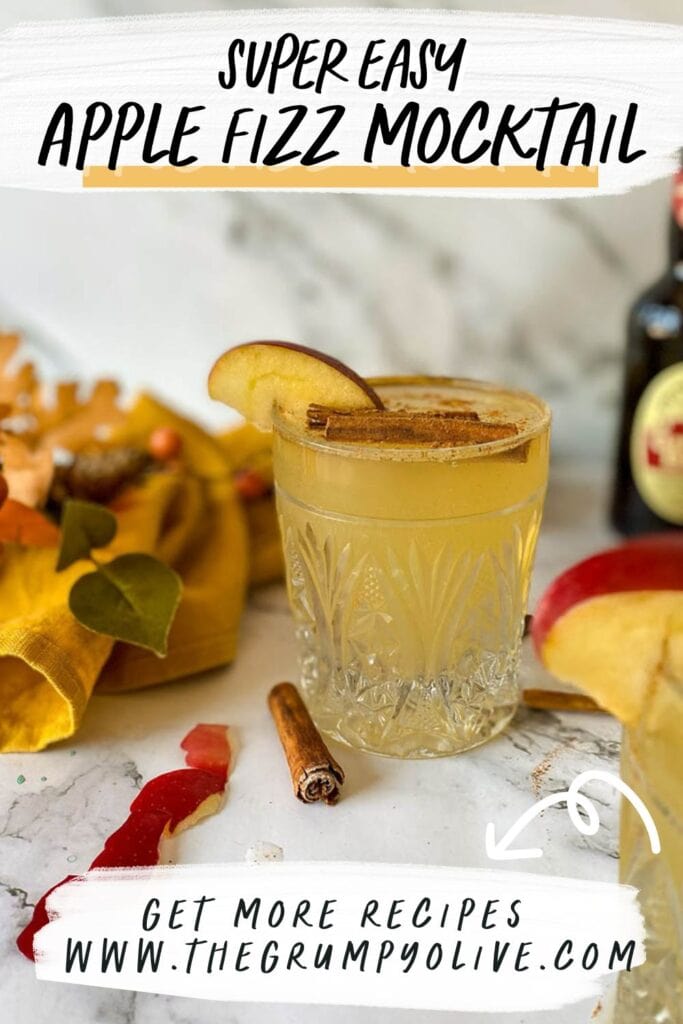 Quick Apple Fizz Mocktail, Delicious Fall Drink 8 apple fizz mocktail