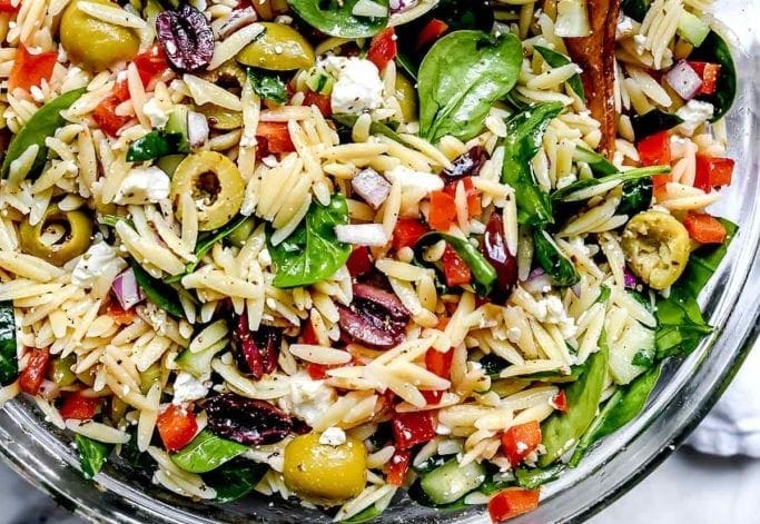 mediterranean orzo salad mediterranean orzo salad