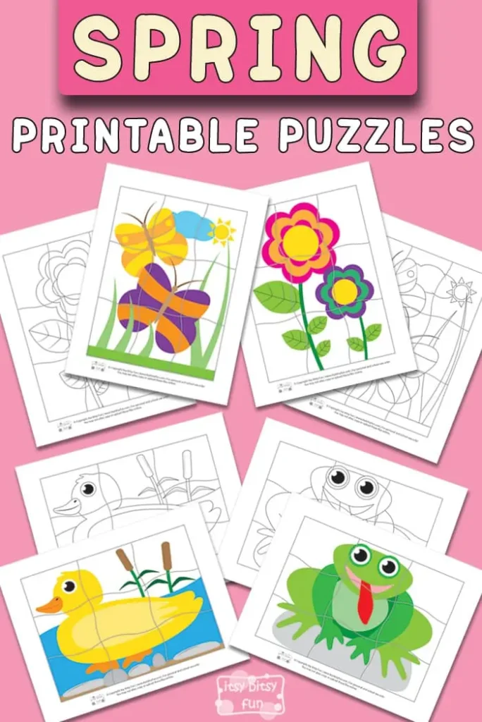 spring printable puzzles