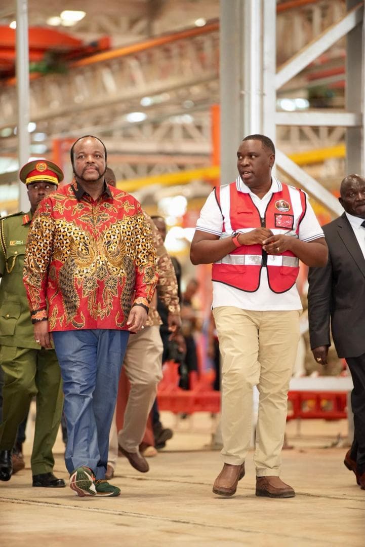 King Mswati III Of Eswatini Ready To Invest In Uganda’s Kiira Vehicle Plant As E- Mobility Expo Is Held Today swa2