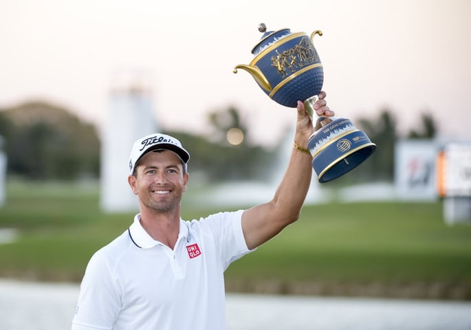 Adam Scott efter sejren i WGC-Cadillac Championship 2016