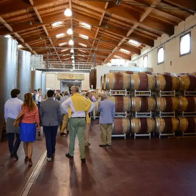 Pavimenti in resina cantina vinicola area produzione e stoccaggio