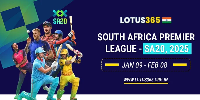 South Africa Premier League SA20, 2025 Lotus365 Club Betting