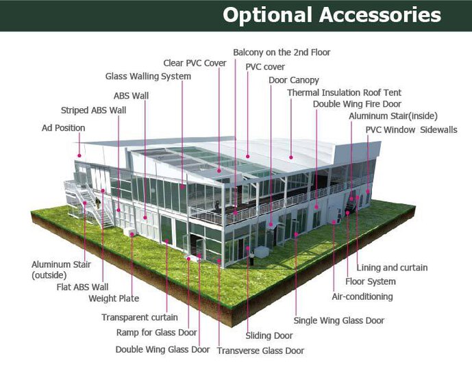 accessories of double decker tent